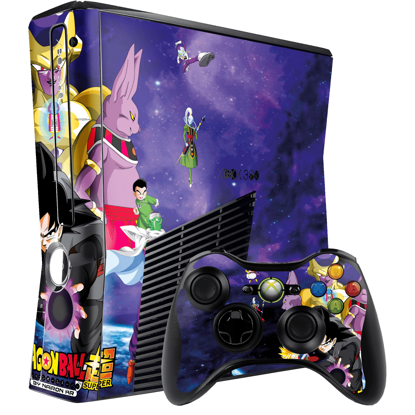 Dragon Ball Super Xbox 360 Slim Bundle Skin