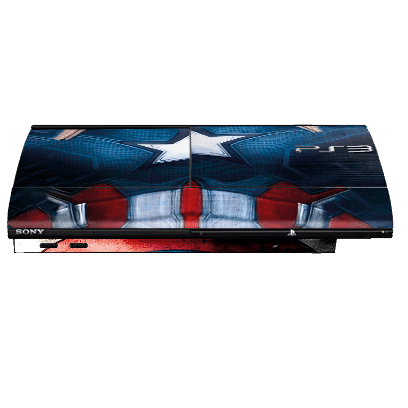 Capitan America Skin Playstation 3 Super Slim Xonebrand