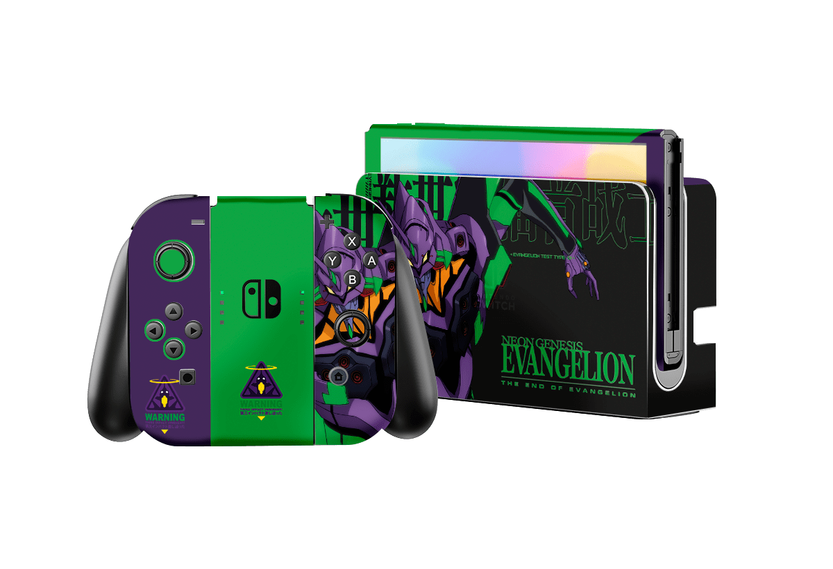 Evangelion eva 01 Skin Nintendo Switch OLED (2021)