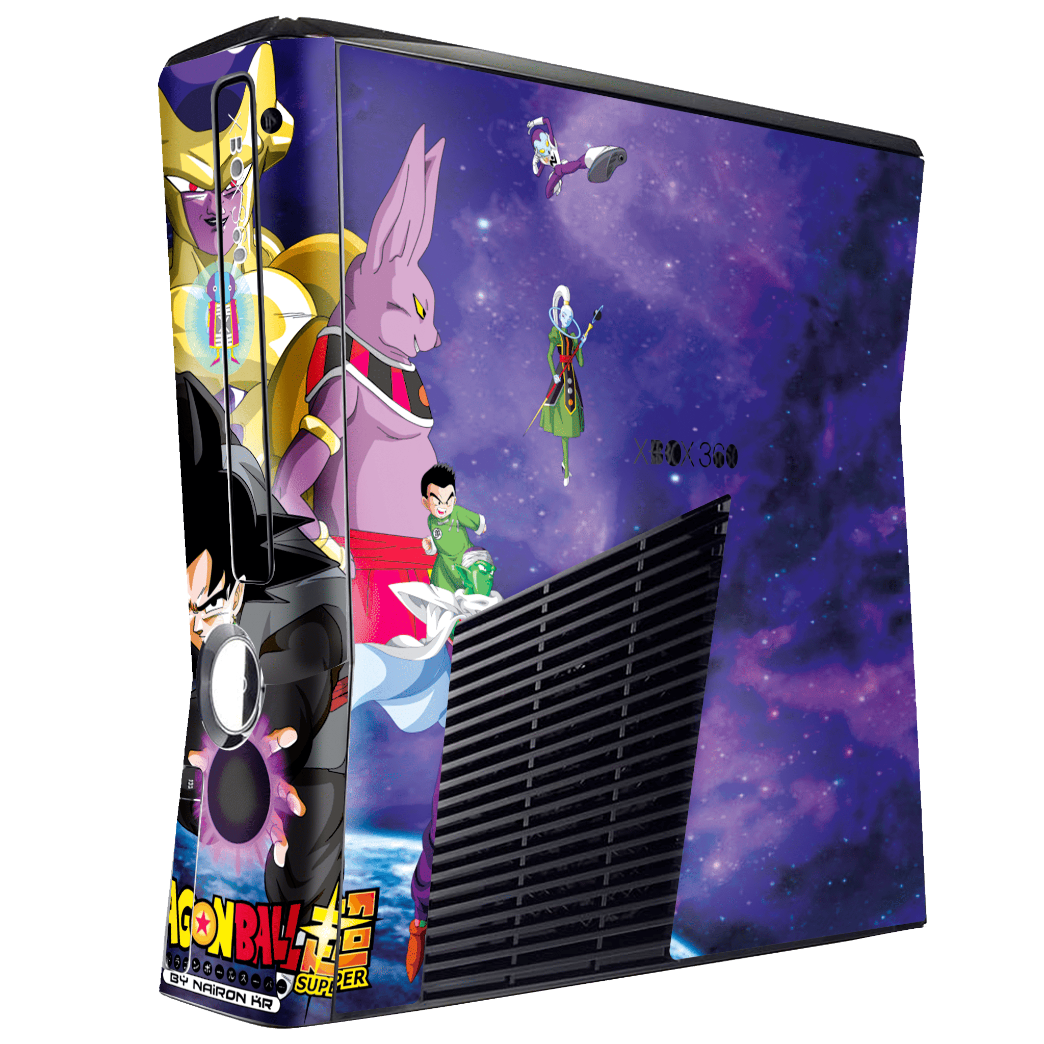 Dragon Ball Super Skin Xbox 360 Slim Xonebrand
