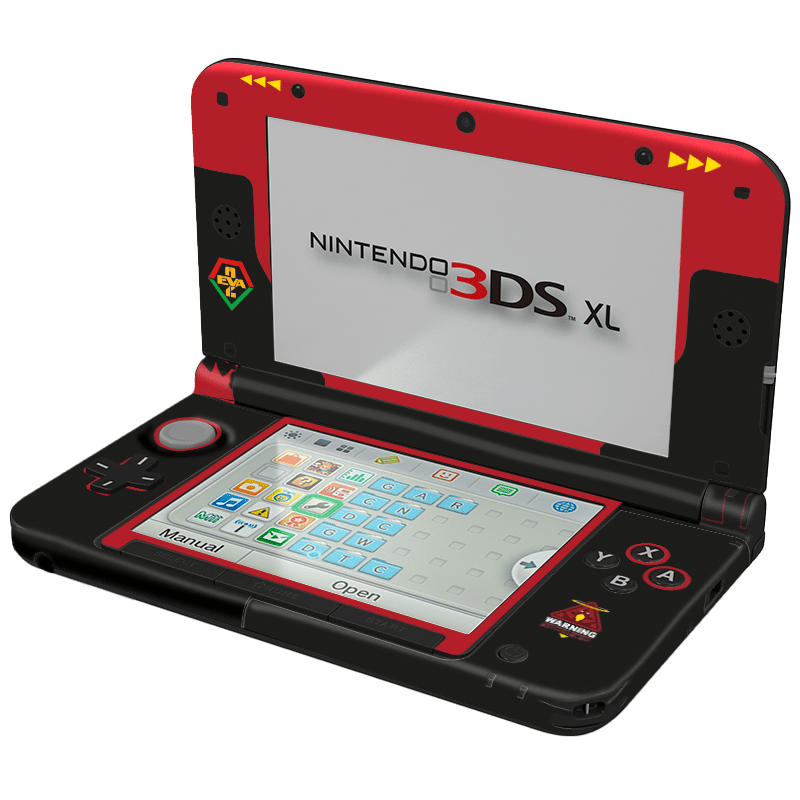 Evangelion eva 02 Skin Nintendo 3Ds XL (2012) Xonebrand