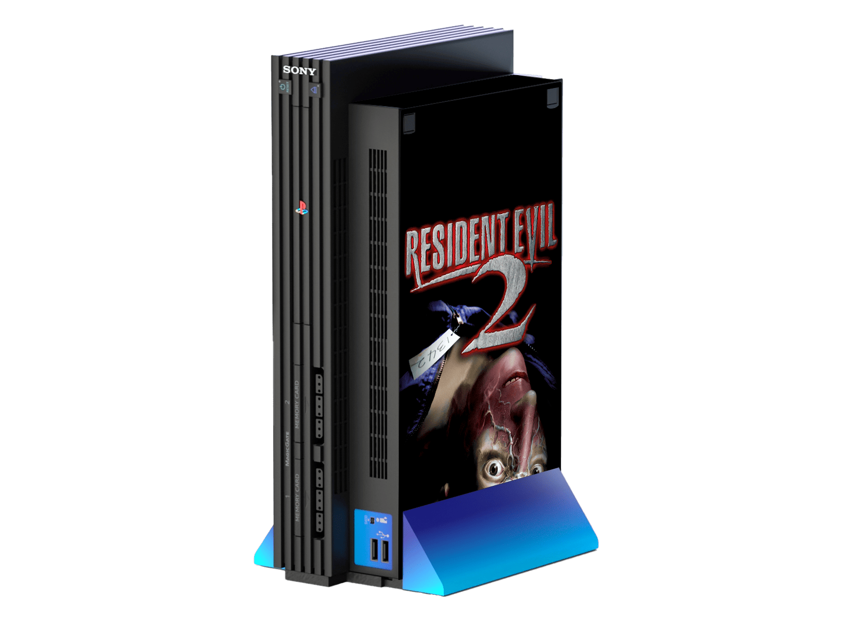 Resident Evil 2 PS2 Fat Bundle Skin