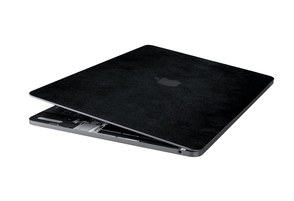 Capa de couro preta desmontável para Mackbook Pro 16"