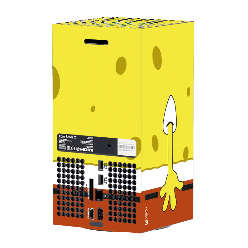 SpongeBob SquarePants Xbox Series X Skin Xonebrand