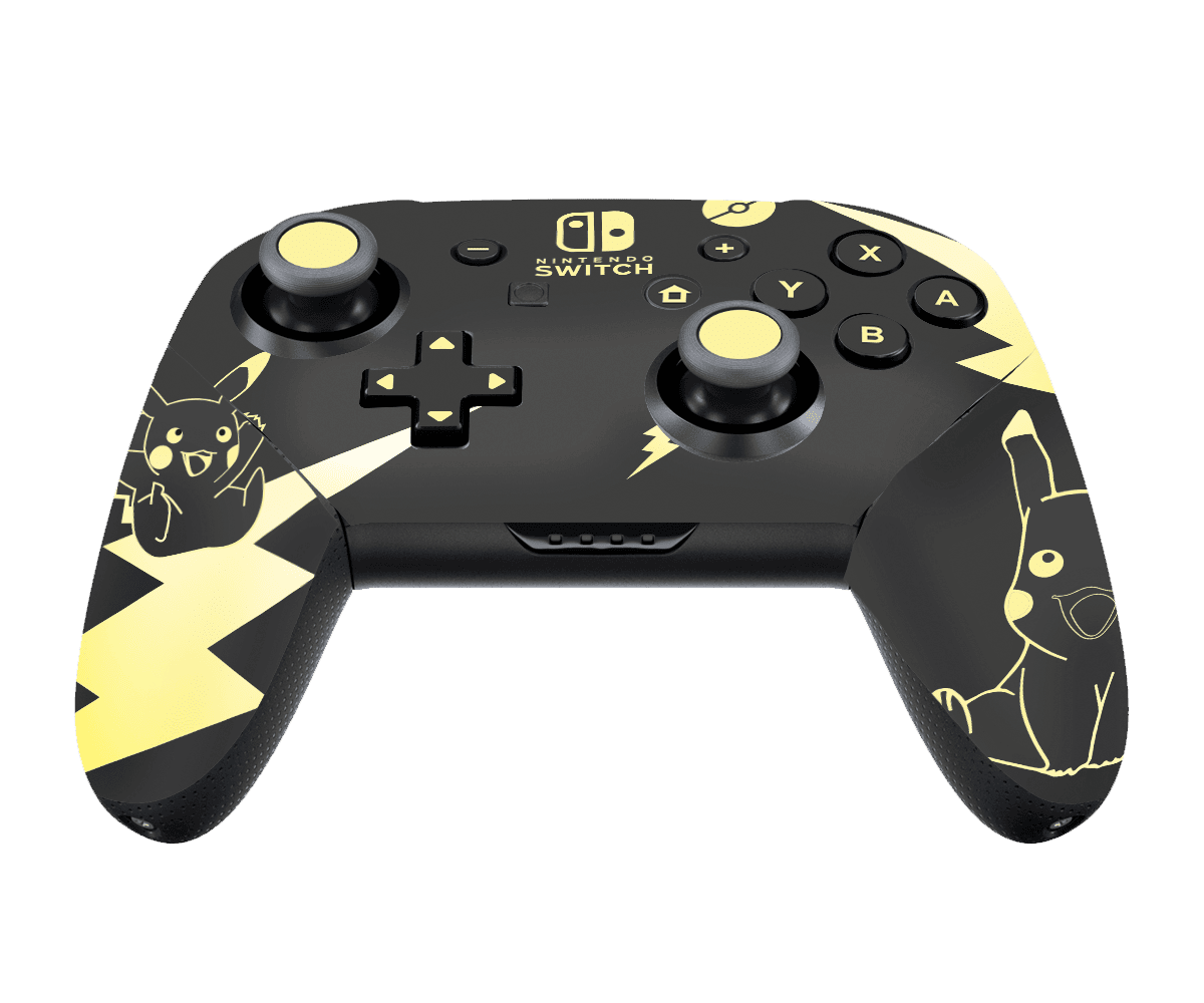 Pokemon Pikachu Skin Nintendo Switch Pro Controller Xonebrand
