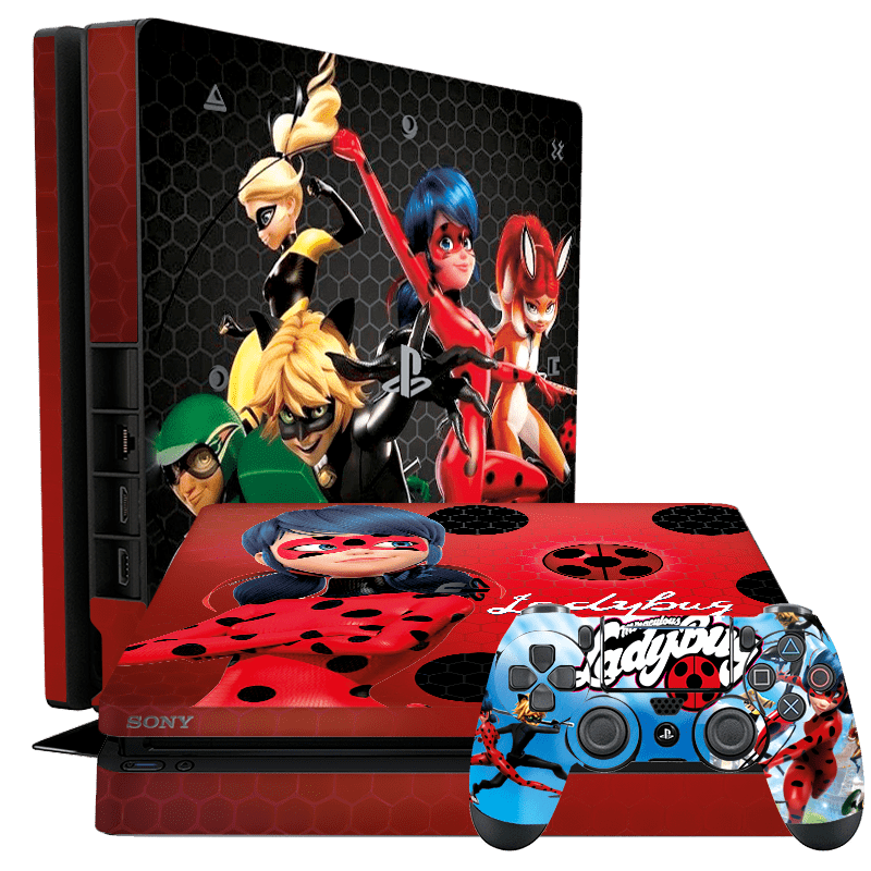 LadyBug PS4 Slim Bundle Skin