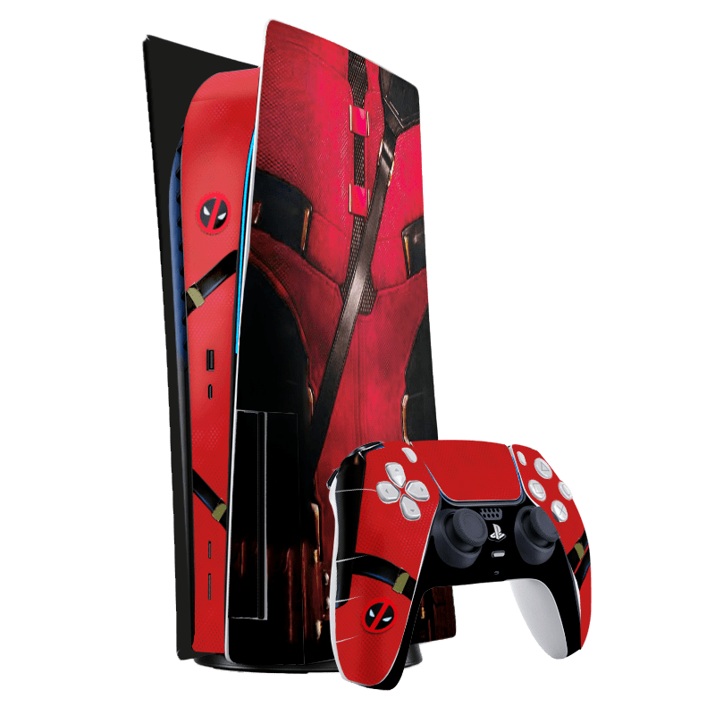 Deadpool vs Wolverine Skin Playstation 5 Fat Xonebrand