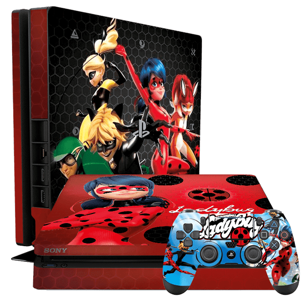 LadyBug Skin Playstation 4 Slim