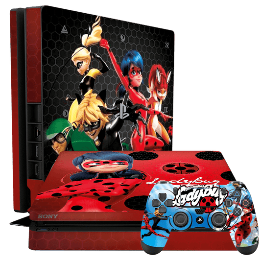LadyBug Skin Playstation 4 Slim