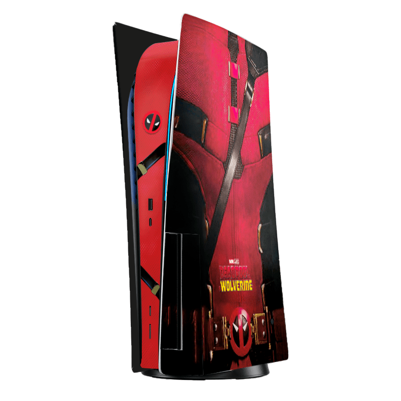 Deadpool vs Wolverine Skin Playstation 5 Fat Xonebrand