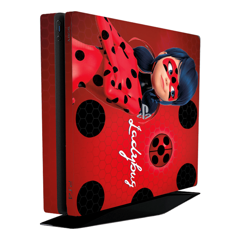 LadyBug Skin Playstation 4 Slim