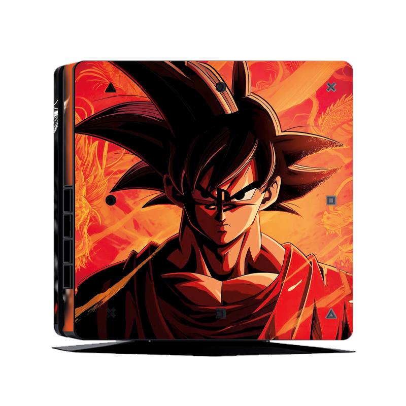Dragon Ball Goku Skin Playstation 4 Slim Xonebrand