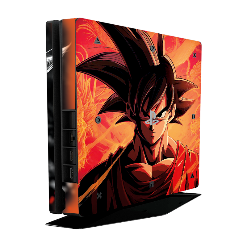 Dragon Ball Goku Skin Playstation 4 Slim Xonebrand