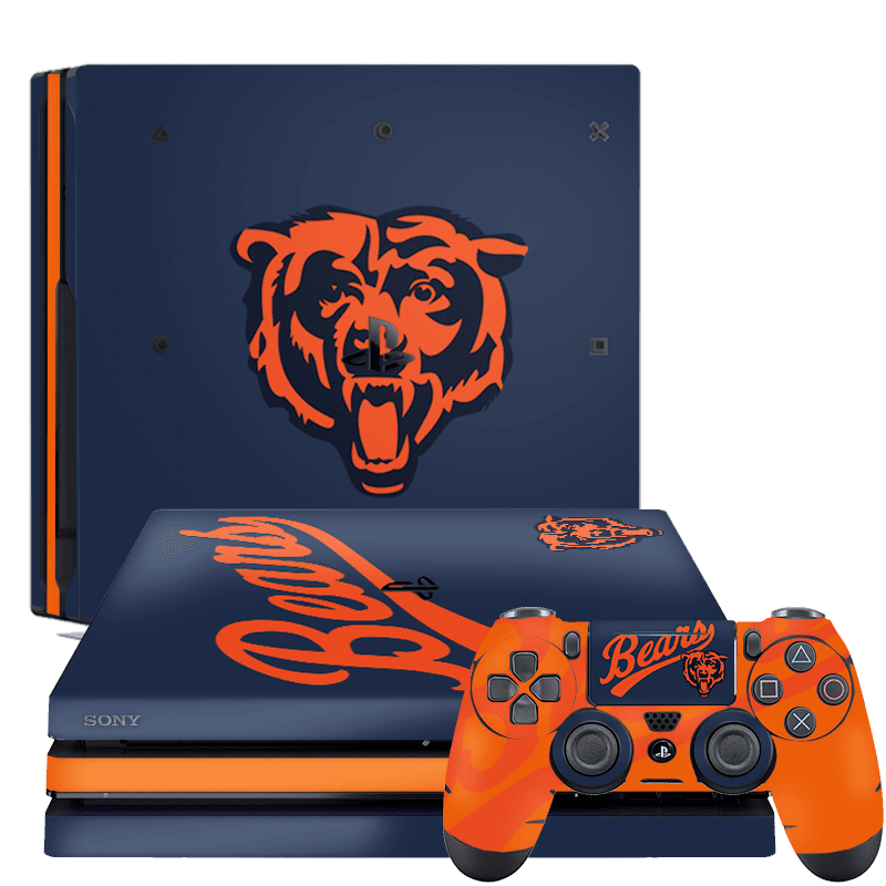 Chicago Bears Skin Playstation 4 Pro Xonebrand