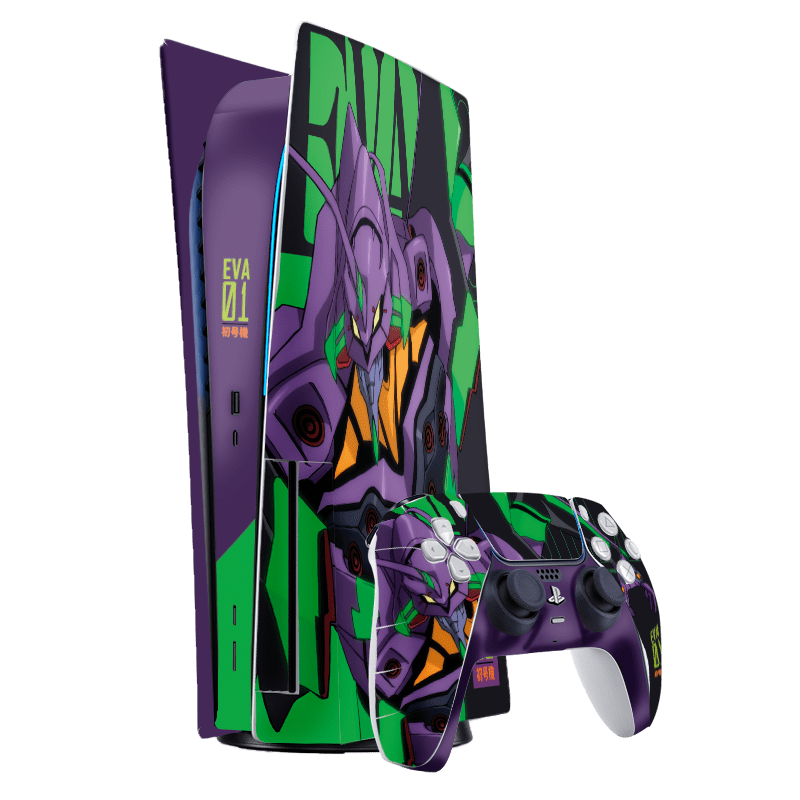 Evangelion eva 01 Skin Playstation 5 Fat Xonebrand