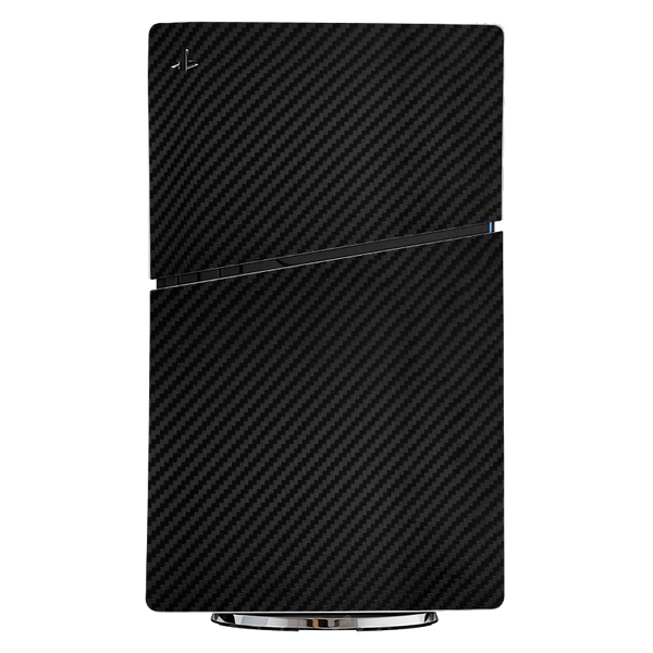 Fibra Carbono Negro & Dorado Skin Playstation 5 Slim Xonebrand