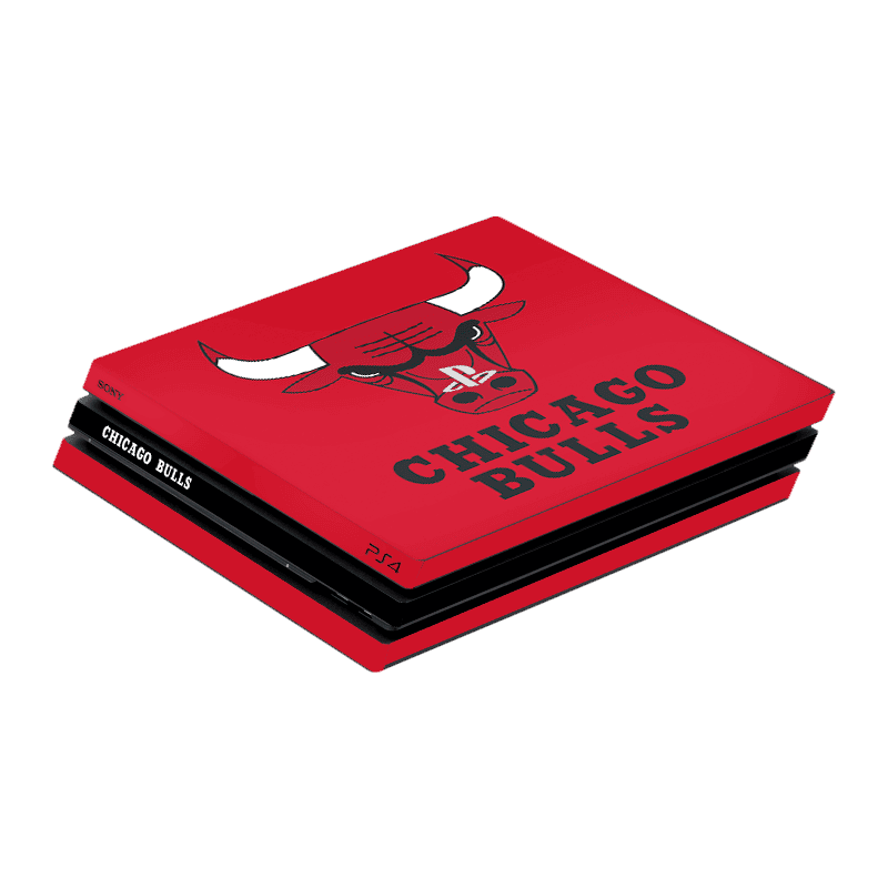 Chicago Bulls Skin Playstation 4 Pro Xonebrand