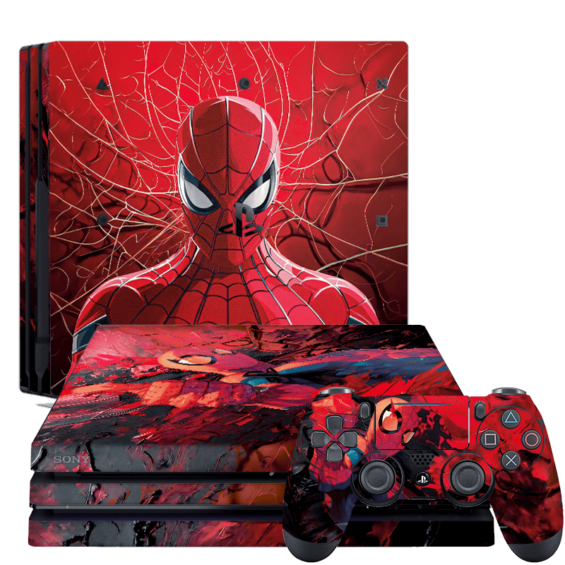 Spider-Man Skin Playstation 4 Pro Xonebrand