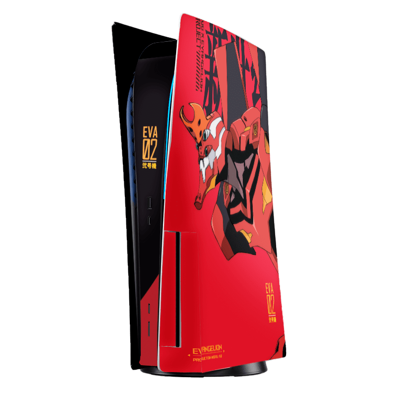 Evangelion eva 02 Skin Playstation 5 Fat Xonebrand