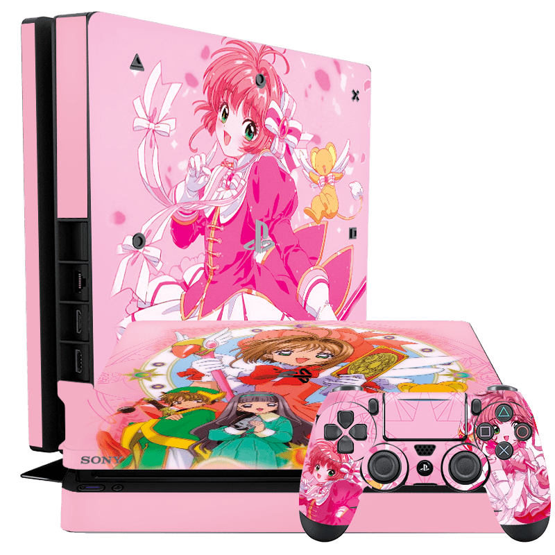 Sakura Card Skin Playstation 4 Slim Xonebrand