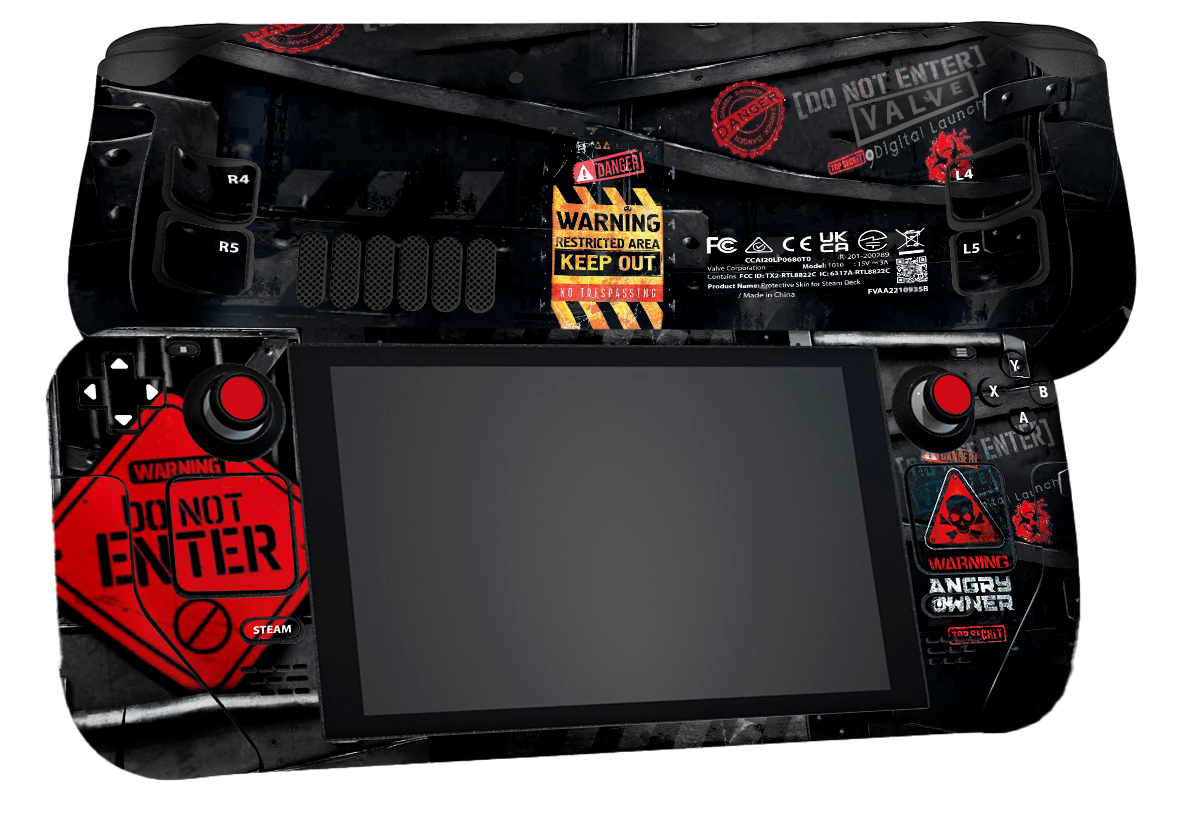 Gamer Zone Steam Deck Skin Xonebrand
