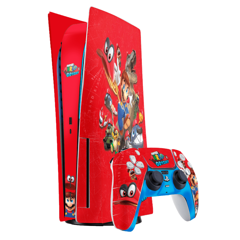 Mario Odyssey Skin Playstation 5 Fat Xonebrand