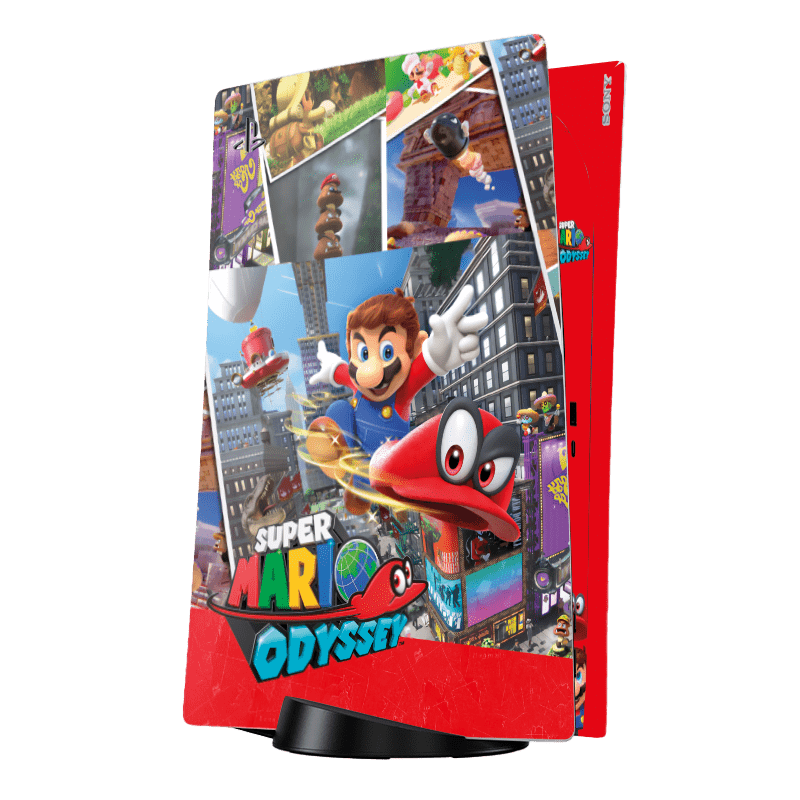 Mario Odyssey Skin Playstation 5 Fat Xonebrand