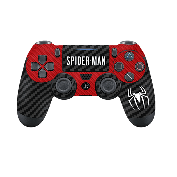 Spider-Man Fibra Carbono Skin Playstation 4 Pro Xonebrand
