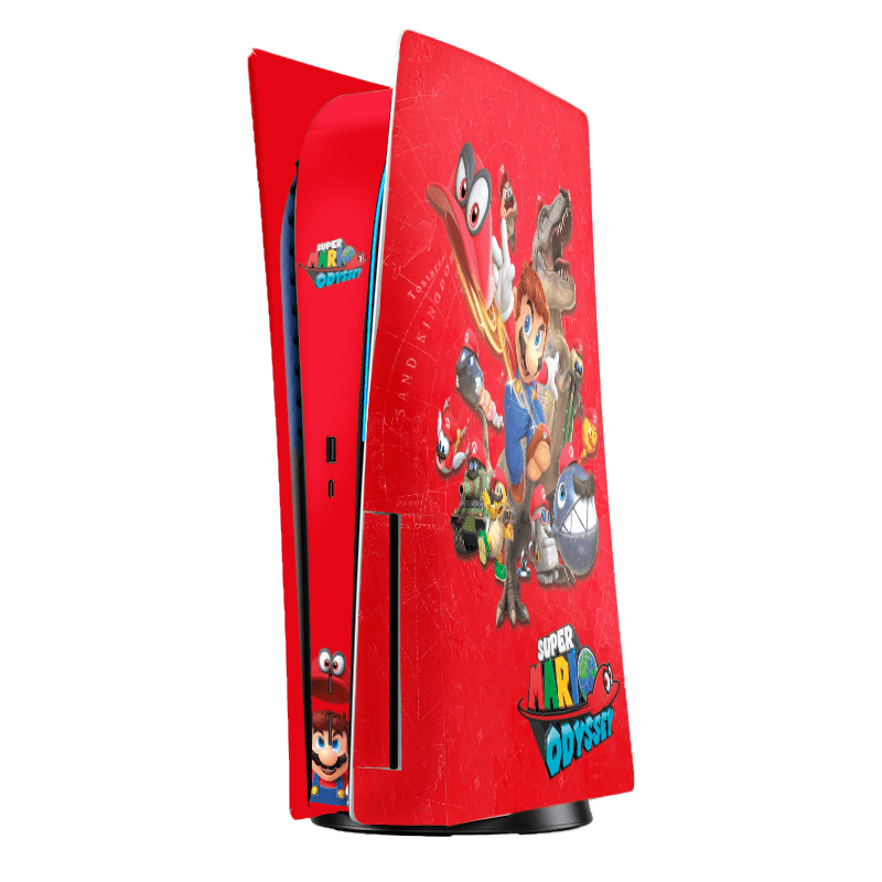 Mario Odyssey Skin Playstation 5 Fat Xonebrand
