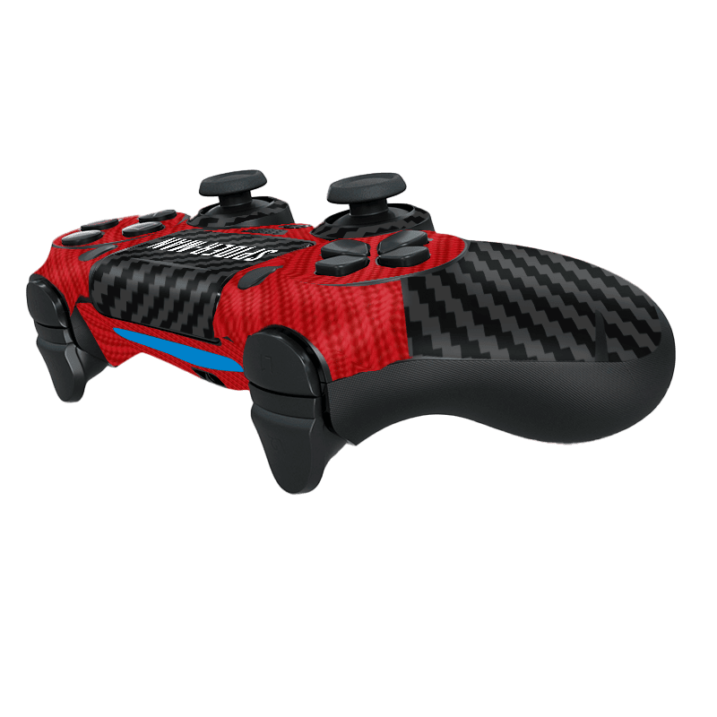 Spider-Man Fibra Carbono Skin Playstation 4 Pro Xonebrand