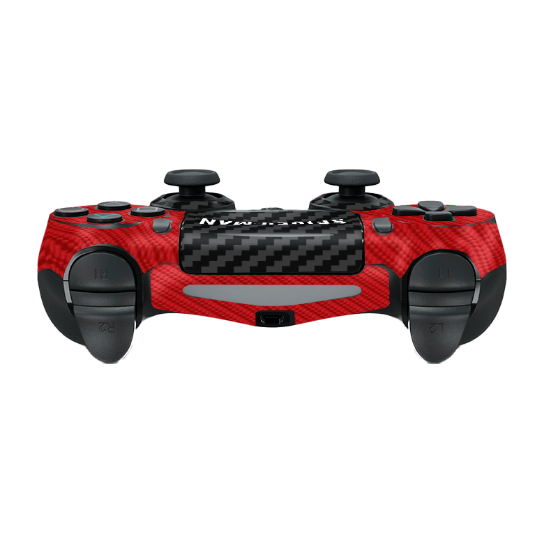Spider-Man Fibra Carbono Skin Playstation 4 Pro Xonebrand