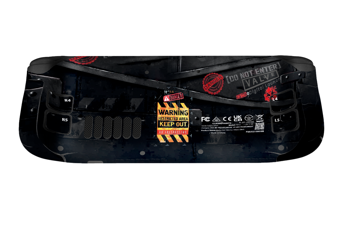 Gamer Zone Steam Deck Skin Xonebrand