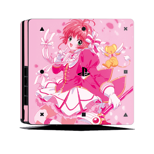 Sakura Card Skin Playstation 4 Slim