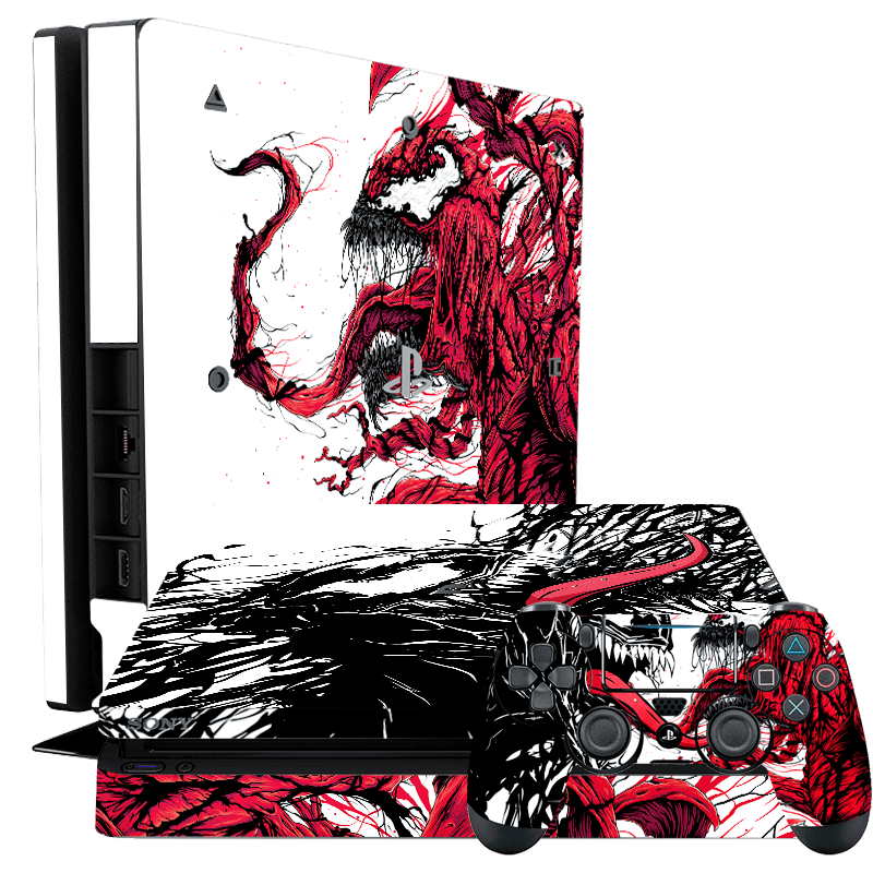 Venom vs Carnage Skin Playstation 4 Slim Xonebrand