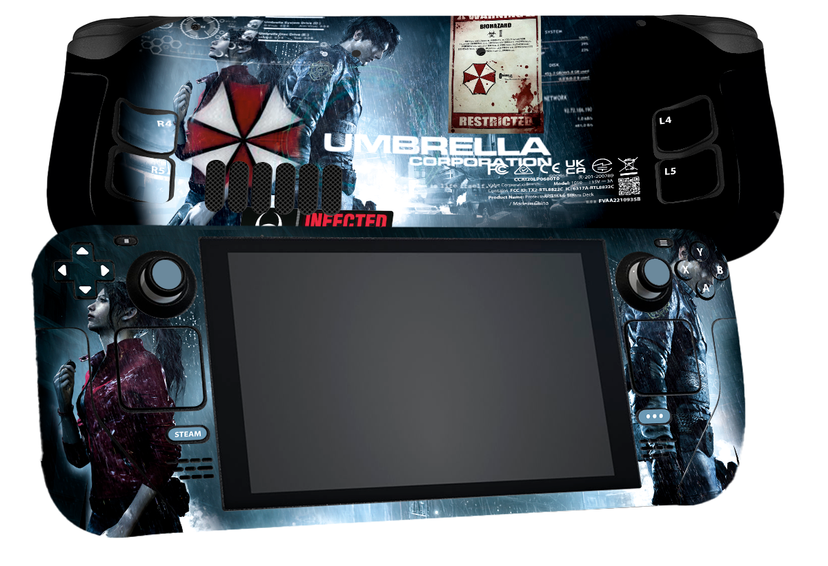 Resident Evil 2 Steam Deck Skin Xonebrand