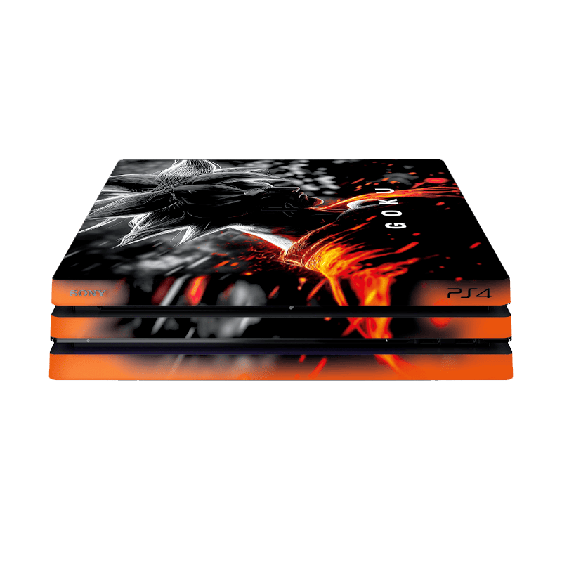 Dragon Ball Goku Skin Playstation 4 Pro Xonebrand