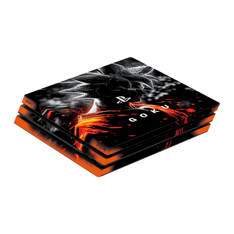 Dragon Ball Goku Skin Playstation 4 Pro Xonebrand