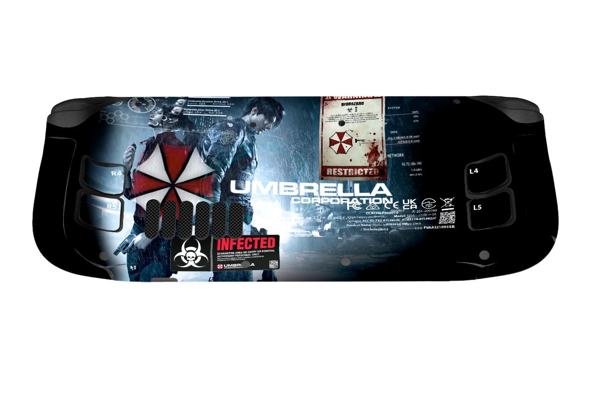 Resident Evil 2 Steam Deck Skin Xonebrand