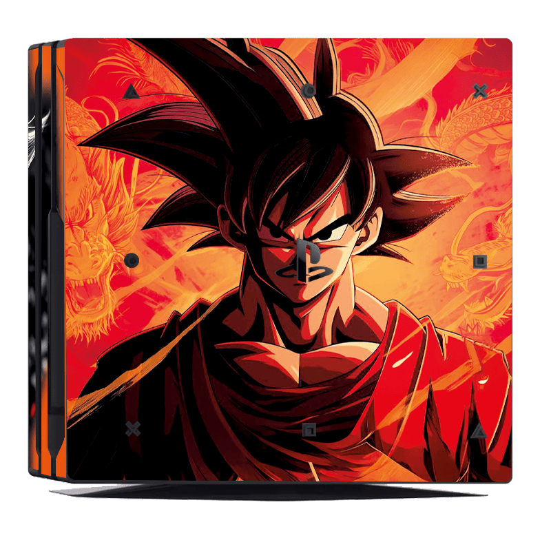 Dragon Ball Goku Skin Playstation 4 Pro Xonebrand