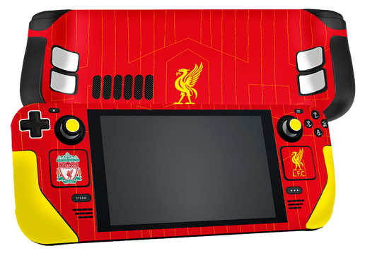 Liverpool FC Steam Deck Handheld Gaming Computer Skin