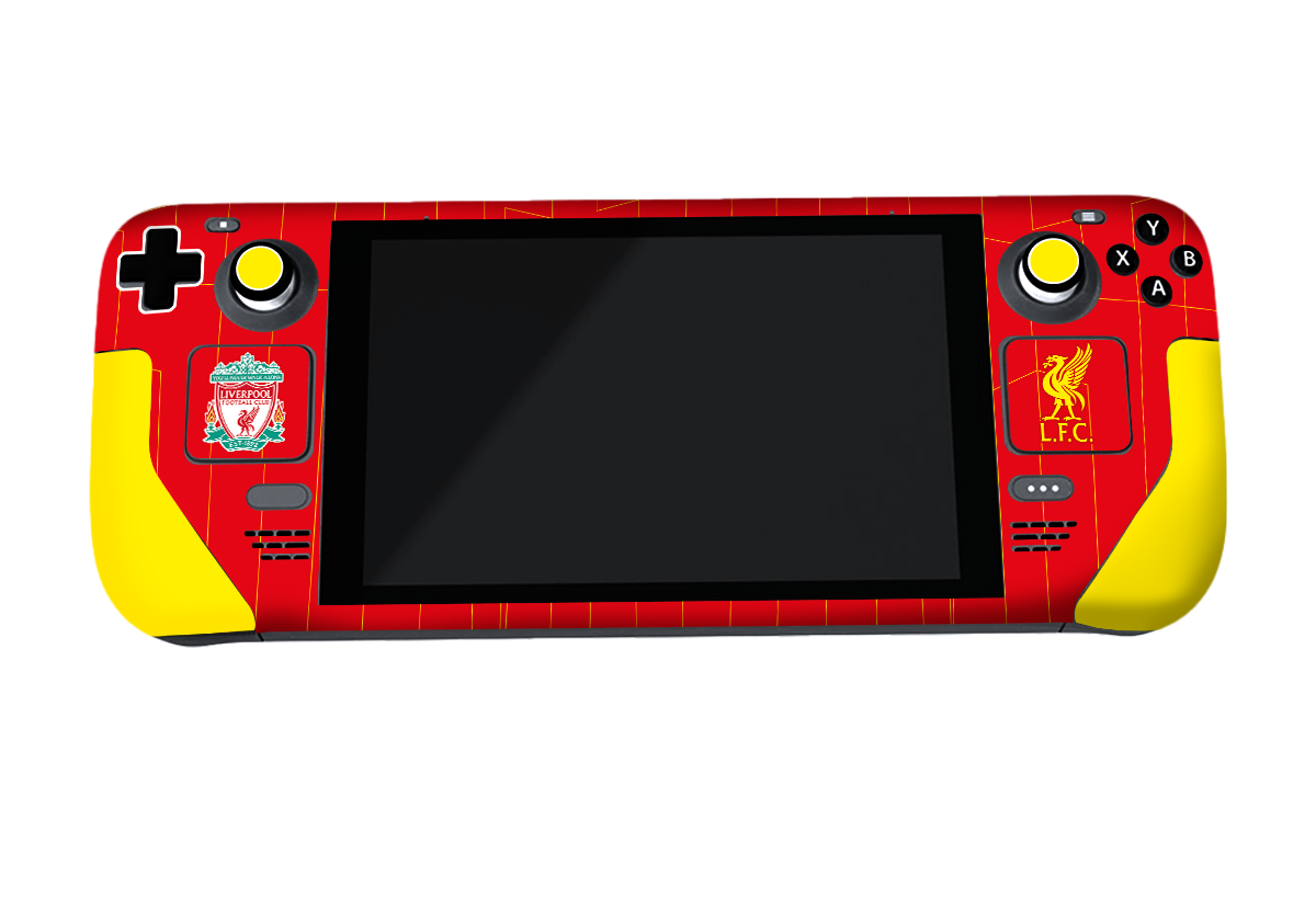 Liverpool FC Steam Deck Handheld Gaming Computer Skin