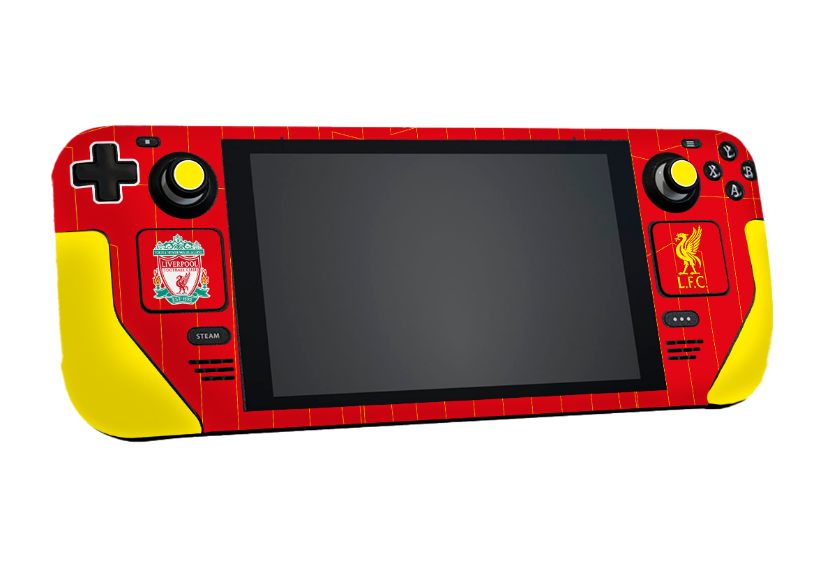 Liverpool FC Steam Deck Handheld Gaming Computer Skin