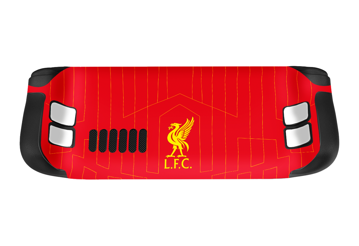 Liverpool F.C Steam Deck Handheld Gaming Computer Skin