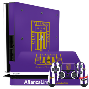 Alliance Lime Purple PS4 Slim Bundle Skin