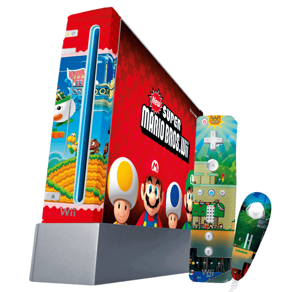 Super Mario Bros Skin Nintendo Wii (2006)