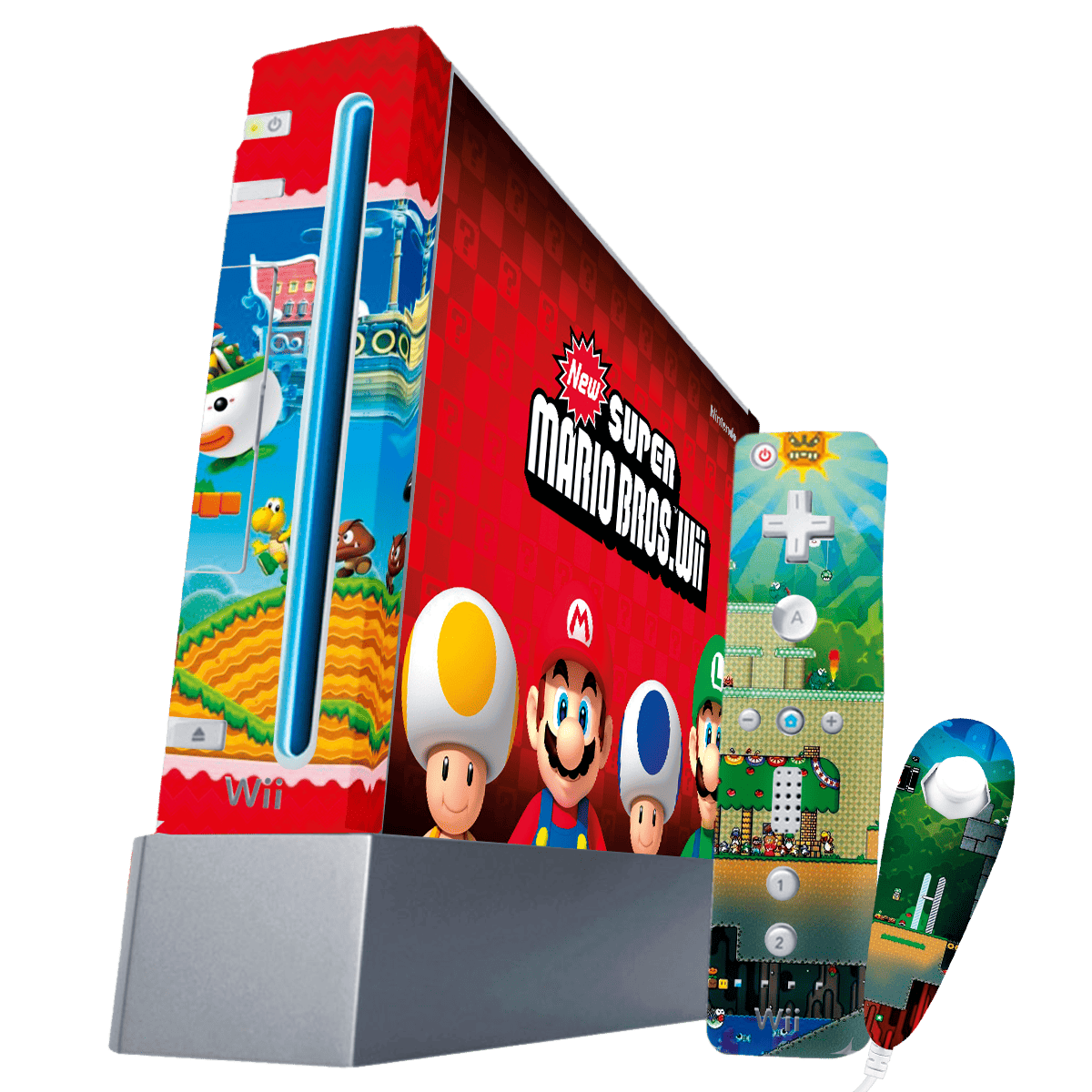 Super Mario Bros Skin Nintendo Wii (2006)