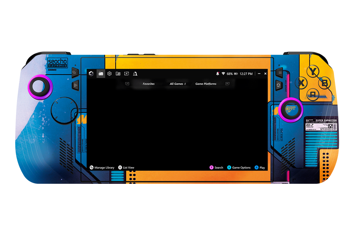 Skin para ASUS Rog Ally X edición Cyberpunk 2077 – Xonebrand