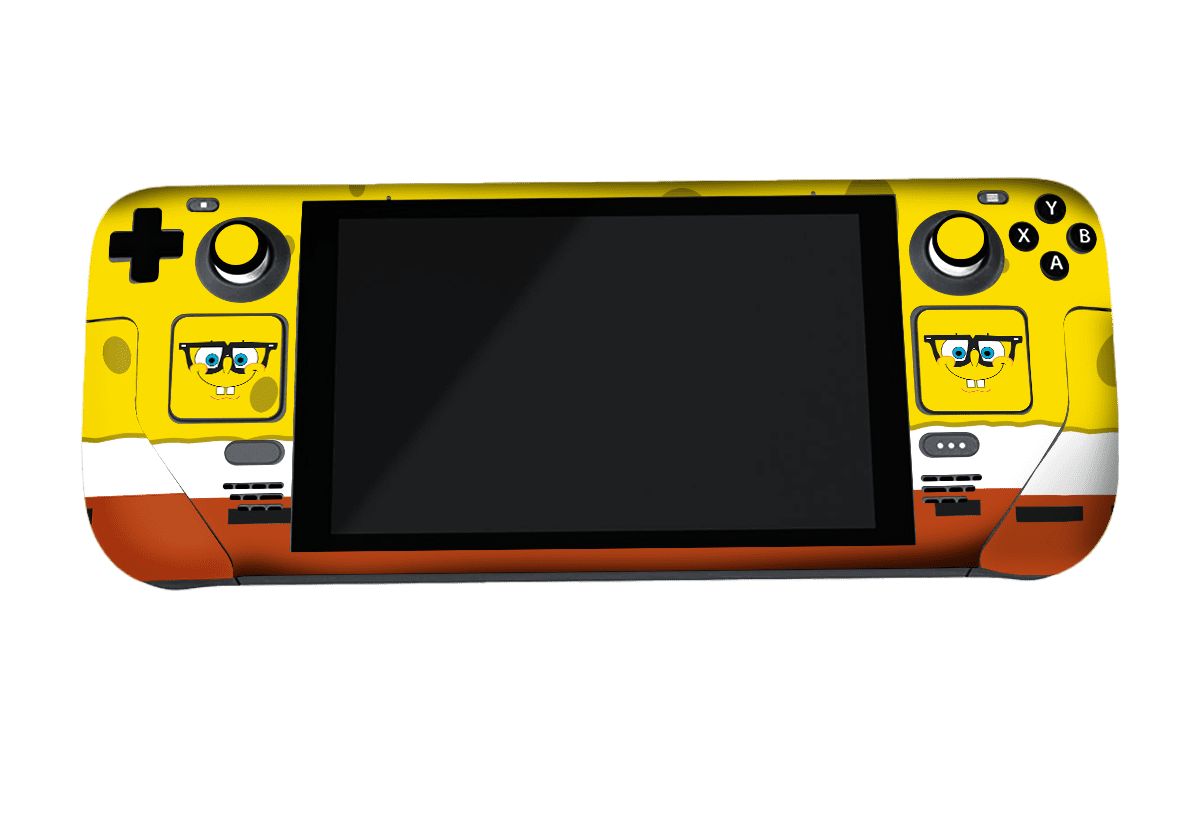 Bob Esponja Steam Deck Handheld Gaming Computer Skin