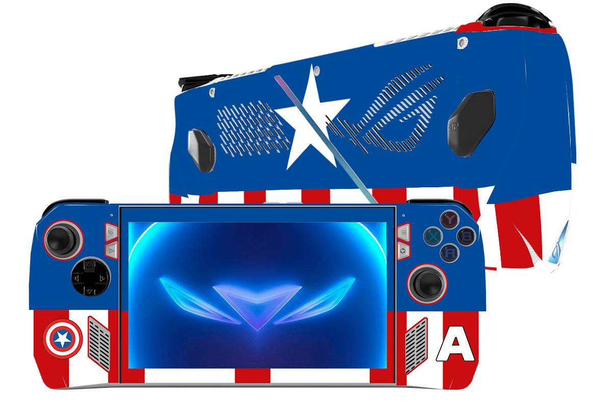 Capitan America Skin Asus Rog Ally