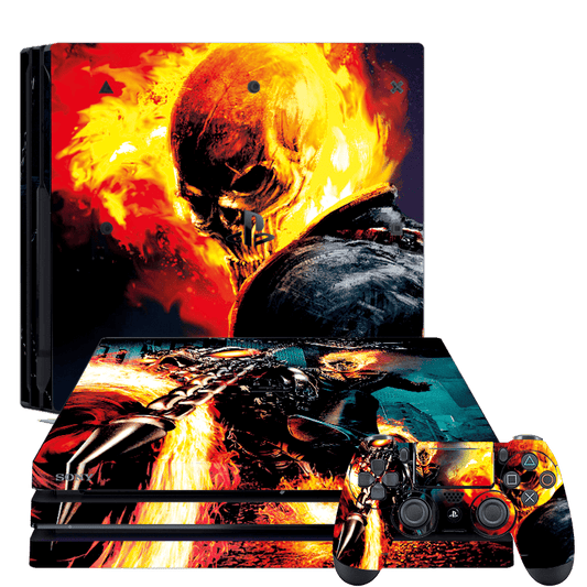 Ghost Rider PS4 Pro Bundle Skin